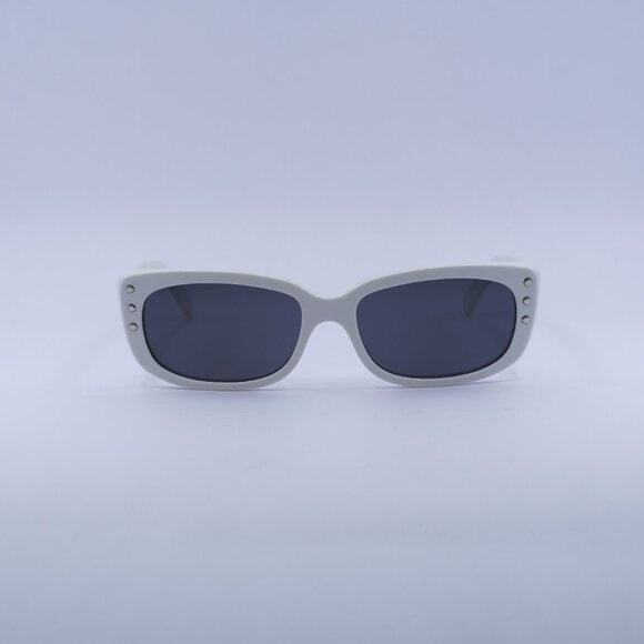 ?️ New Celine CL40072I 25N Sunglasses - White Frame, Grey Lenses main image 6